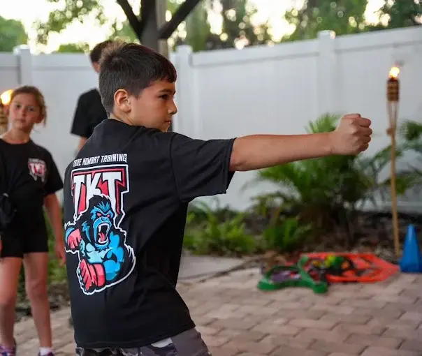 Sensei training child